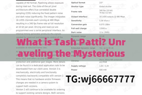 What is Tash Patti? Unraveling the Mysterious Tash Patti in English